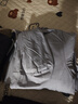 优衣库男装防风摇粒绒拉链连帽开衫/长袖外套25秋冬新款481182 02 浅灰色 3XL /185/120C 实拍图