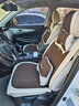 布兰特 汽车座套全包布艺座垫仿亚麻坐垫四季通用座椅套垫卡通座包五座 H2咖啡色-尊享版 实拍图
