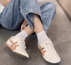 Onitsuka Tiger鬼塚虎运动休闲鞋时尚百搭低帮休闲男女鞋子MACHU RACER 白色/橙色 36 实拍图