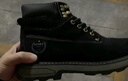 森馬（Senma）高帮马丁靴系带时尚百搭舒适工装靴男靴 619313602 幻影黑 40码 实拍图