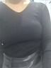 俞兆林俞兆林针织打底衫女秋冬季V领内搭修身毛衣长袖t恤基础打底上衣 实拍图
