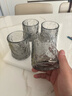 炊大皇玻璃杯时尚潮流酒杯玻璃水杯果汁杯两只装280ml烟灰色 实拍图