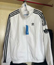 adidas情侣款复古风梭织立领夹克外套男女秋季阿迪达斯官方三叶草   亮白   L 实拍图