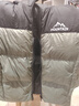 雪中飞【双面穿】儿童羽绒服冬季轻薄男女童面包服羽绒服橄榄灰绿140cm 实拍图