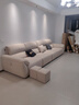 酷比得2025新款现代简约奶油风沙发客厅转角贵妃组合猫抓布艺沙发 3.6米单扶手单人位*2+单人位*2 (旗舰版云端坐感)御感猫抓布 实拍图
