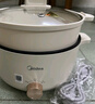美的（Midea）电煮锅 宿舍小锅 小电锅 学生寝室一体泡面火锅多功能 不锈钢0涂层 电蒸锅 电热锅 XZE1614 配蒸笼 实拍图