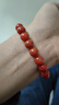 石玥珠宝精品9-10mm凉山南红玛瑙手串本命年转运珠手链男女士款礼物 实拍图