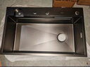 恒洁（HEGII）水槽大单槽 不锈钢纳米涂层飞雨瀑布洗碗洗菜盆厨房水槽HMB913-SN 实拍图