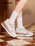 斯凯奇（Skechers）新年礼物女鞋冬休闲鞋复古德训鞋百搭运动鞋软底阿甘鞋板鞋155450 实拍图