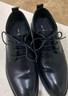 红蜻蜓真皮男鞋秋冬舒适商务休闲皮鞋高级正装德比鞋婚鞋WTA7376黑色43 实拍图