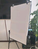 得力U型双面升降白板写字板 小黑板家用儿童教学培训记事板翻转折叠白板纸可擦磁性黑板支架式90*60cm 实拍图