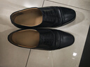 际华三五零五三接头皮鞋男制式皮鞋套脚校尉皮鞋系带休闲皮鞋商务正装教官皮鞋 B皮鞋套脚超纤款 43 (265mm) 实拍图