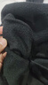 GENIOLAMODE森马集团男士加绒裤子男款秋冬季加厚保暖休闲束脚棉裤 黑色 M 实拍图