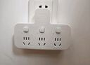 公牛（BULL）转换插头/品字形一转三插座/无线转换插座/电源转换器 适用卧室、厨房 3位分控开关插座 蓝白款 实拍图