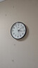 康巴丝（Compas）挂钟客厅 简约静音客厅石英钟表挂墙时钟 c2866 黑色 30.5cm直径 实拍图