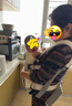 BabyBjorn瑞典品牌进口透气婴幼儿背带抱娃神器Harmony背带0-3岁 奶油色 实拍图