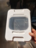京东物流 家用翻盖装米桶五谷杂粮密封桶防虫防潮食品级密封桶 透明白 12斤 实拍图