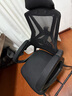 舒客艺家电脑椅办公椅职员网椅会议椅家用靠背休闲椅子弓形学生宿舍学习椅 WE黑色弓形-可后躺【海绵款】 实拍图