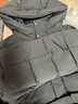 优衣库童装男童女童高级保暖羽绒大衣外套长款羽绒服25新款478153 09 黑色 160 实拍图