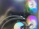 瓦尔基里（VALKYRIE）B360 VK 一体式CPU水冷散热器 2吋IPS液晶屏 多平台支持 ARGB光效 一线通风扇 实拍图