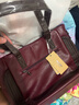 ANDSEEYOU真皮女包2025新款潮秋冬大包大容量羊皮软皮时尚手提包单肩斜挎包 红色（主） 实拍图