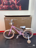 酷骑（COOGHI）小飞侠儿童自行车3-6-8岁男女孩超轻儿童单车自行车16寸 樱霞粉 实拍图