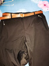 探拓（TECTOP）冲锋裤女加绒保暖防风软壳裤登山徒步裤  女款黑色 XL 实拍图