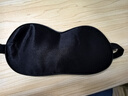 TA真丝眼罩桑蚕丝睡眠遮光透气男女士通用午睡觉舒适夏日冰凉感黑色 实拍图