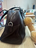 裘真植鞣头层羊皮悠悠保龄球包女复古休闲大容量手提单肩包 咖啡色肩带款-羊皮 预售20天 实拍图