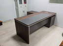 森菲亚老板办公桌领导大班台经理主管桌椅办公室单人大板桌 2.0米老板桌 实拍图