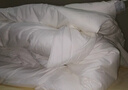 富安娜 舒暖 纤维被子冬季被芯 双人磨毛冬厚被 约7斤 230*229cm 白色 实拍图