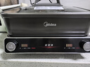 美的（Midea）火锅专用锅超速沸电火锅鸳鸯锅分体式多功能锅电煮锅0氟钛陶8L电热锅多用途锅HGS3528S1 实拍图