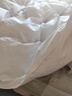 无印良品100%白鹅羽毛被子 羽毛绒丝冬被 秋冬被芯约5.9斤200*230cm白色 实拍图