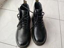 百丽黑曜石勇士厚底休闲加绒靴子户外工装马丁靴A1764DD4 黑绒里 38 实拍图