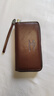 袋鼠真皮质感男士手包钱包长款大容量手机包手拿包潮流夹包商务男包 棕色单包双拉链+防盗手绳 实拍图