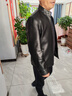 皮尔卡丹【质感绵羊皮】真皮皮衣男秋冬商务休闲立领棒球领防风挺括外套 晒单实拍图