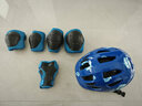 京东京造 儿童头盔护具套装 轮滑溜冰滑板平衡车自行车护具7件套 榛果蓝XS 实拍图