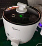 美的（Midea）电煮锅 宿舍小电锅 电蒸锅 学生寝室一体泡面小火锅多功能锅 电煮锅小型1-2人XZE1613 1.7L 配蒸笼 实拍图