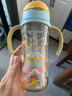 贝亲（Pigeon）自然成长翻盖直饮吸管 大童奶瓶330ml 马戏团 18月+ AA279 实拍图