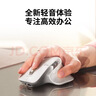 罗技（Logitech）大师系列 MX Master 3S 无线蓝牙鼠标 人体工学 办公 静音鼠标 高端 珍珠白 带无线接收器 实拍图