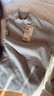 无印良品（MUJI）女式 起毛罗纹编织半高领长袖条纹T恤上衣打底衫女款内搭春秋女装 浅灰色 4A S （155/80A） 实拍图