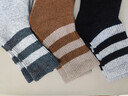 都市丽人35%羊毛袜加厚袜子女秋冬加绒保暖中筒月子袜女士家居地板袜3双装 实拍图