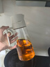 双枪油壶厨房家用不挂油玻璃自动开合油罐食用油酱油瓶醋油瓶650ml 实拍图