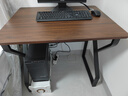 全品屋实木电脑桌双人书桌办公桌工作台学生台式电竞桌80CM 实拍图