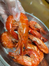 鲜京采 鲜冻大号黑虎虾 去冰净重2斤 31-40只/盒 斑节对虾 实拍图