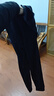 FILA 斐乐情侣款男女长裤25秋冬季新款休闲宽松收口运动裤子加绒保暖 正黑色-BK L 175/84A/L 实拍图