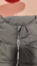 森马（Semir）轻松羽绒|羽绒服男三防外套发热保暖面包服冬2025新款抗静电 【高洁净度】铁灰（灰鸭绒）20620 L 实拍图