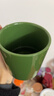 无印良品（MUJI）炻瓷 马克杯 家用水杯 陶瓷杯 咖啡杯 办公室 绿色  500ml 实拍图