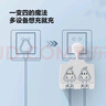 公牛插座面板多孔无线插板不带线插排多功能带开关插头转换器三转二插线板一转多小排插一分二三转化头 新品特价款 分控4插位Z97223 实拍图