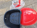 霸盛电动车后备箱踏板摩托车后尾箱大号储物箱电瓶车通用大容量后备箱 铃木红（大号送螺丝刀和安装配件 实拍图